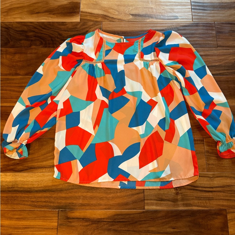 Multi colored blouse